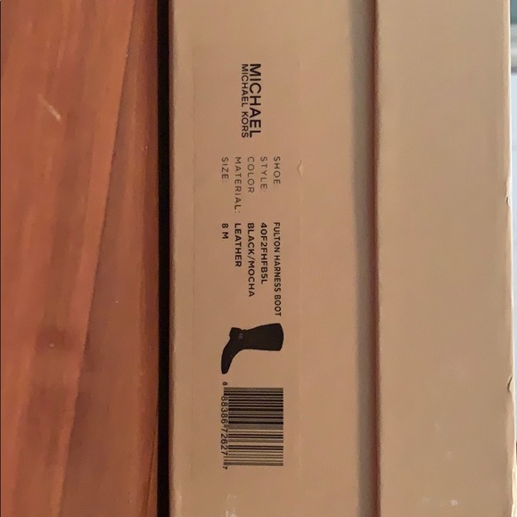 Michael Kors Fulton Harness boot in Black/Mocha - Picture 3 of 3